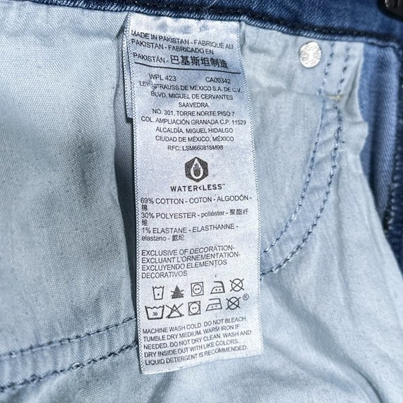 Signature Levi Strauss Mid Rise Bootcut Jeans Size 16S W33 X L30 - Picture 10 of 16